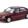 Mercedes-Benz S 55 AMG Bordeaux Red Metallic "Global64" Series 1/64 Diecast Model by Tarmac Works