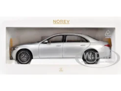2021 Mercedes-Benz S-Class AMG Line Silver Metallic with Sunroof 1/18 Diecast Model Car by Norev