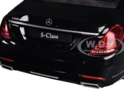 Mercedes Benz S Class Black 1/24 1/27 Diecast Model Car Welly 24051