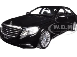 Mercedes Benz S Class Black 1/24 1/27 Diecast Model Car Welly 24051