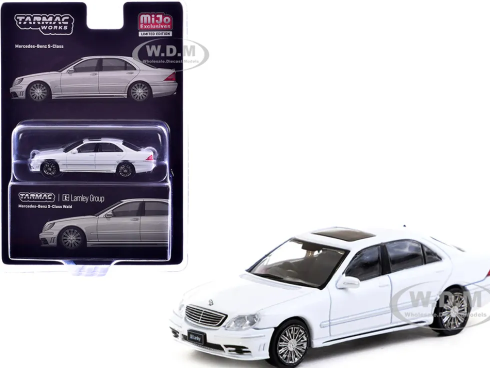 Mercedes-Benz S-Class Wald "Lamley Special Edition" Alabaster White "Global64" Series 1/64 Diecast Model by Tarmac Works