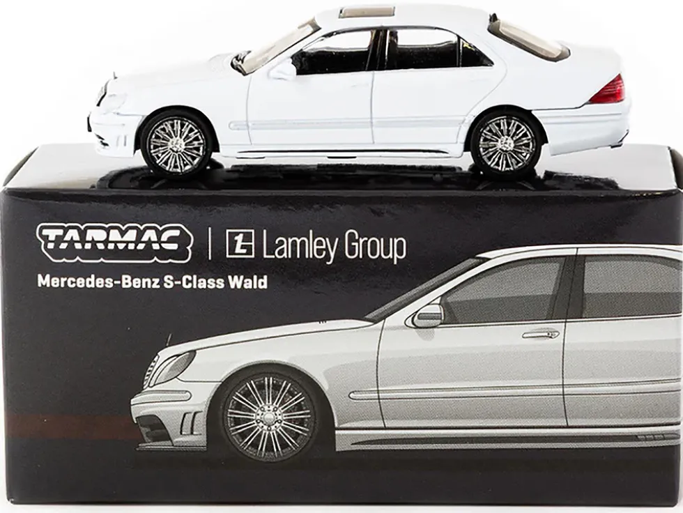 Mercedes-Benz S-Class Wald "Lamley Special Edition" Alabaster White "Global64" Series 1/64 Diecast Model by Tarmac Works