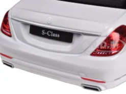 Mercedes Benz S Class White 1/24 1/27 Diecast Model Car Welly 24051