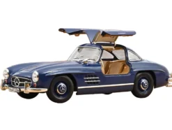 1954 Mercedes-Benz 300 SL Blue 1/18 Diecast Model Car by Norev