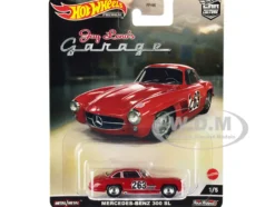 Mercedes-Benz 300 SL #263 Red Weathered Jay Leno’s Garage Diecast Model Car Hot Wheels HCK07