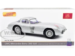 Mercedes Benz 300 SLR Uhlenhaut Coupe #T1 RAC Tourist Trophy 1955 Limited Edition to 1000 pieces Worldwide 1/18 Diecast Model Car CMC M-245