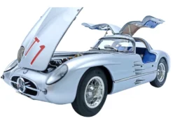 Mercedes Benz 300 SLR Uhlenhaut Coupe #T1 RAC Tourist Trophy 1955 Limited Edition to 1000 pieces Worldwide 1/18 Diecast Model Car CMC M-245