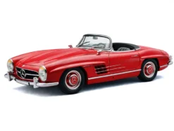 Mercedes-Benz 300 SL (W198 II) Roadster Red Limited Edition to 1500 pieces Worldwide 1/18 Diecast Model Car by CMC