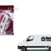 Mercedes-Benz Sprinter Van White "Roger's Plumbing-Heating & Air Conditioning" 1/87 (HO) Plastic Model Car by Promotex