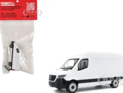 2018 Mercedes-Benz Sprinter Van White 1/87 (HO) Plastic Model Car by Promotex
