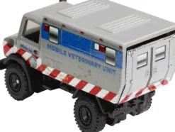 Mercedes-Benz Unimog U 1300 L Mobile Veterinary Unit MVU-12 Jurassic World 2015 Movie Diecast Model Car Hot Wheels HCP08