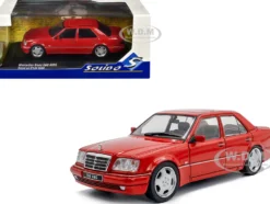 1994 Mercedes-Benz (W124) E60 AMG Signal Red 1/43 Diecast Model Car by Solido