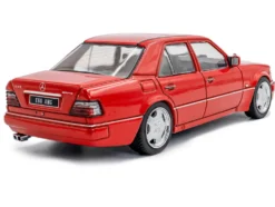 1994 Mercedes-Benz (W124) E60 AMG Signal Red 1/43 Diecast Model Car by Solido