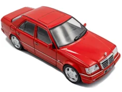 1994 Mercedes-Benz (W124) E60 AMG Signal Red 1/43 Diecast Model Car by Solido