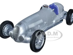 1937 Mercedes-Benz W125 Silver Metallic NEX Models Series 1/24 Diecast Model Car Welly 24109W-SIL