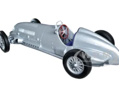 1937 Mercedes-Benz W125 Silver Metallic NEX Models Series 1/24 Diecast Model Car Welly 24109W-SIL