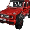 Mercedes G63 AMG 6X6 Red 1/18 Model Car Autoart 76304