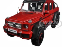 Mercedes G63 AMG 6X6 Red 1/18 Model Car Autoart 76304