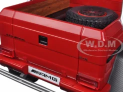 Mercedes G63 AMG 6X6 Red 1/18 Model Car Autoart 76304
