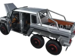 Mercedes G63 AMG 6X6 Silver 1/18 Model Car Autoart 76301