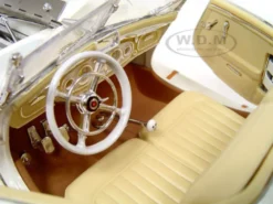1936 Mercedes 500K Special Roadster White 1/18 Diecast Model Car Maisto 36055
