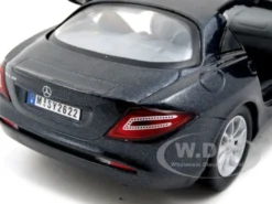 Mercedes Mclaren SLR Metallic Black 1/24 Diecast Model Car Motormax 73306