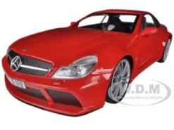 Mercedes SL65 AMG Black Series (R230) Red 1/18 Diecast Model Car Motormax 79161