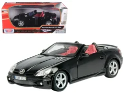 2005 Mercedes SLK55 AMG Black 1/18 Diecast Model Car Motormax 73162