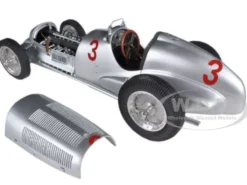 Mercedes W125 #3 Manfred von Brauchitsch 1937 GP Donington Limited to 1000pc Worldwide 1/18 Diecast Model Car CMC 115