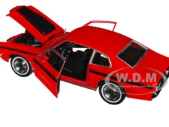 1971 Mercury Comet GT Red with Black Stripes Forgotten Classics Series 1/24 Diecast Model Car Motormax 79047R