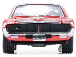 1969 Mercury Cougar Eliminator "Dyno Don" Red with Orange Stripes "GreenLight Muscle" Series 30 1/64 Diecast Model Car by Greenlight
