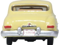 1949 Mercury 8 Coupe Calabash Yellow 1/87 (HO) Scale Diecast Model Car by Oxford Diecast