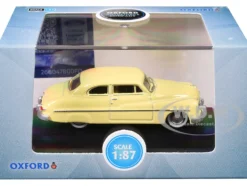1949 Mercury 8 Coupe Calabash Yellow 1/87 (HO) Scale Diecast Model Car by Oxford Diecast