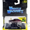 1949 Mercury Custom Coupe Dark Red Metallic Flames 1/64 Diecast Model Car Muscle Machines 15562