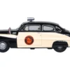 1949 Mercury Monarch Police Black and White Florida Highway Patrol 1/87 (HO) Scale Diecast Model Car Oxford Diecast 87ME49010