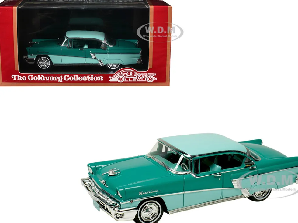 1956 Mercury Montclair Phaeton Heather Green and Verona Green with Green Interior Limited Edition to 200 pieces Worldwide 1/43 Model Car by Goldvarg Collection