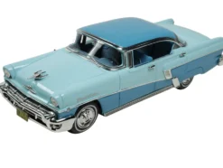 1956 Mercury Montclair Phaeton Lauderdale Blue and Niagara Blue with Blue Interior Limited Edition to 200 pieces Worldwide 1/43 Model Car by Goldvarg Collection