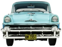 1956 Mercury Montclair Phaeton Lauderdale Blue and Niagara Blue with Blue Interior Limited Edition to 200 pieces Worldwide 1/43 Model Car by Goldvarg Collection