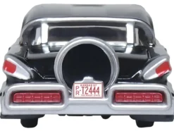 1957 Mercury Montclair Tuxedo Black 1/87 (HO) Scale Diecast Model Car Oxford Diecast 87MT57005