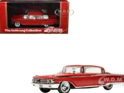 1960 Mercury Park Lane 4 Door Sedan Signal Red with White Interior Limited Edition to 200 pieces Worldwide 1/43 Model Car by Goldvarg Collection
