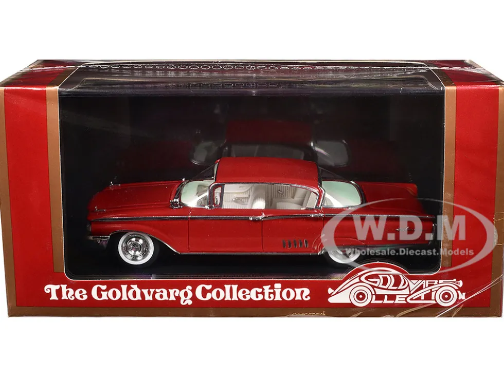 1960 Mercury Park Lane 4 Door Sedan Signal Red with White Interior Limited Edition to 200 pieces Worldwide 1/43 Model Car by Goldvarg Collection