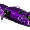 1951 Mercury Purple with Flames Big Time Kustoms 1/24 Diecast Model Car Jada 99061