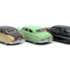 1949 Mercury Set of 3 Cars 70th Anniversary 1/87 HO Scale Diecast Model Cars Oxford Diecast 87SET002