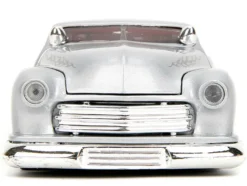 1951 Mercury Silver Metallic and Red with Flame Graphics and Red Interior
