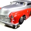 1951 Mercury Silver Red #626 Holley Bomber Bros Special Bigtime Muscle 1/24 Diecast Model Car Jada 31454