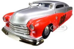 1951 Mercury Silver Red #626 Holley Bomber Bros Special Bigtime Muscle 1/24 Diecast Model Car Jada 31454