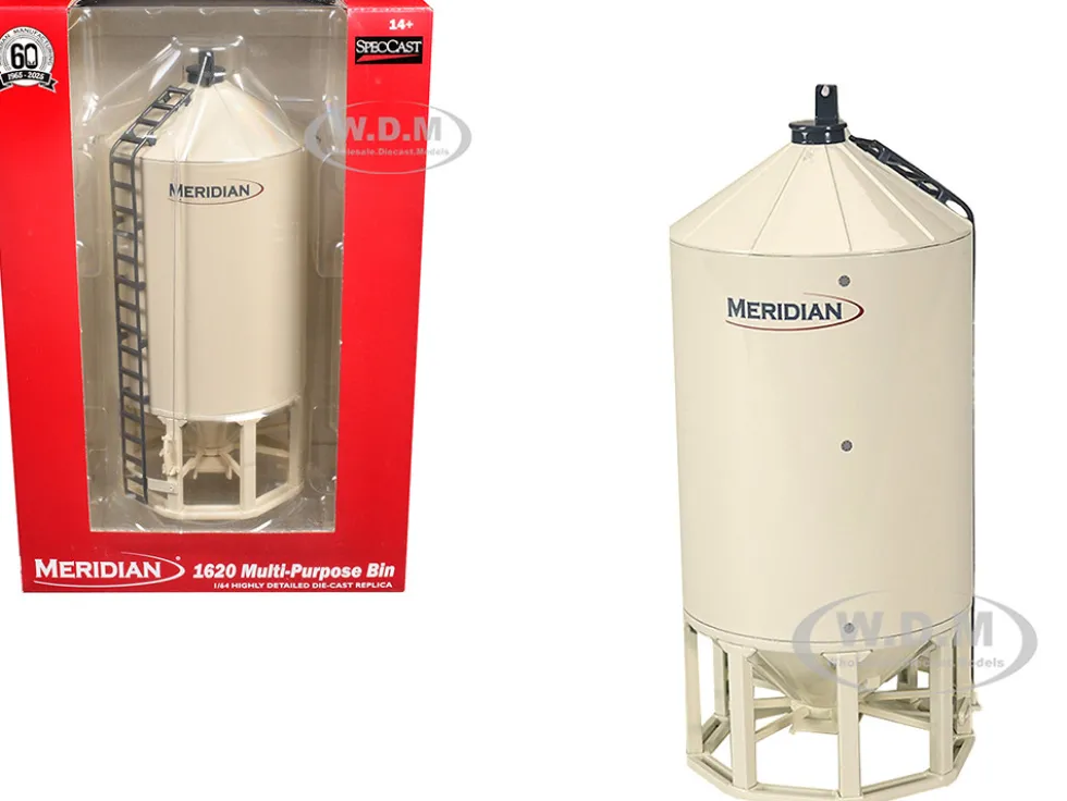 Meridian 1620 Multi-Purpose Bin Light Tan "60th Anniversary Edition" 1/64 Diecast Model by SpecCast