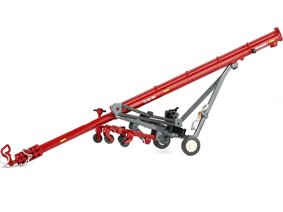 Meridian TL12-39 Auger Red and Gray 1/64 Diecast Model by SpecCast