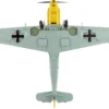 Messerschmitt Bf 109E-3 Fighter Aircraft "White 4, Unteroffizier Horst Perez, 4/JG 26" (1940) German Luftwaffe "Air Power Series" 1/48 Diecast Model by Hobby Master