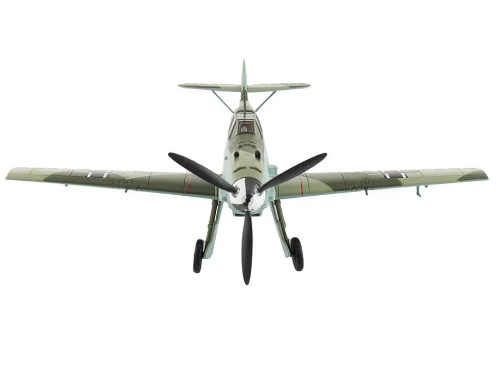Messerschmitt BF 109E-4 Fighter Aircraft "Franz von Werra, II/JG-3" (1940) German Luftwaffe "Air Power Series" 1/48 Diecast Model by Hobby Master